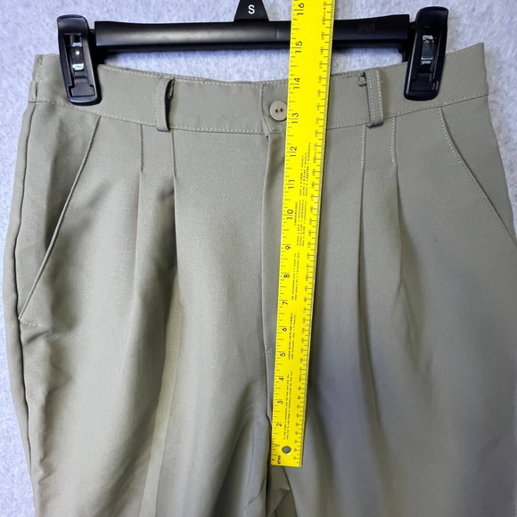 Khaki Pants Women's 34 Straight Leg High Rise Career Casual Stretch 28x29 - Picture 6 of 11